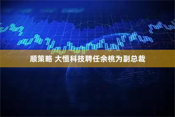 顺策略 大恒科技聘任余桃为副总裁